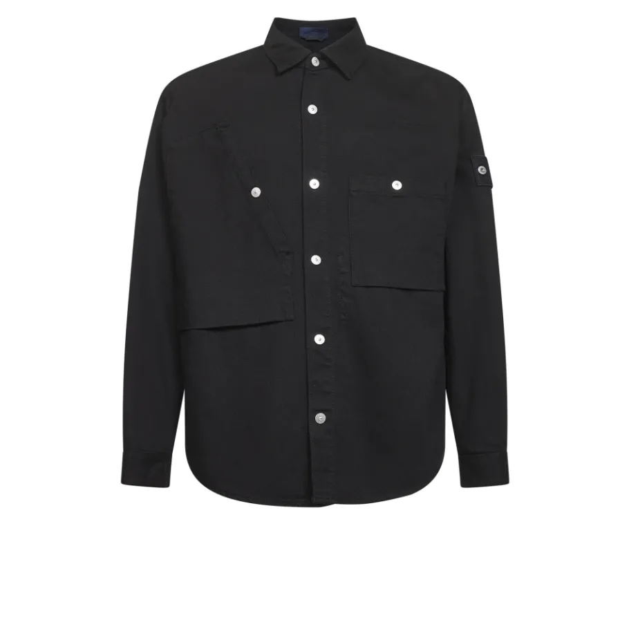 Stone Island e Casual Overhemd met Drukknoopsluiting-Heren Overhemden