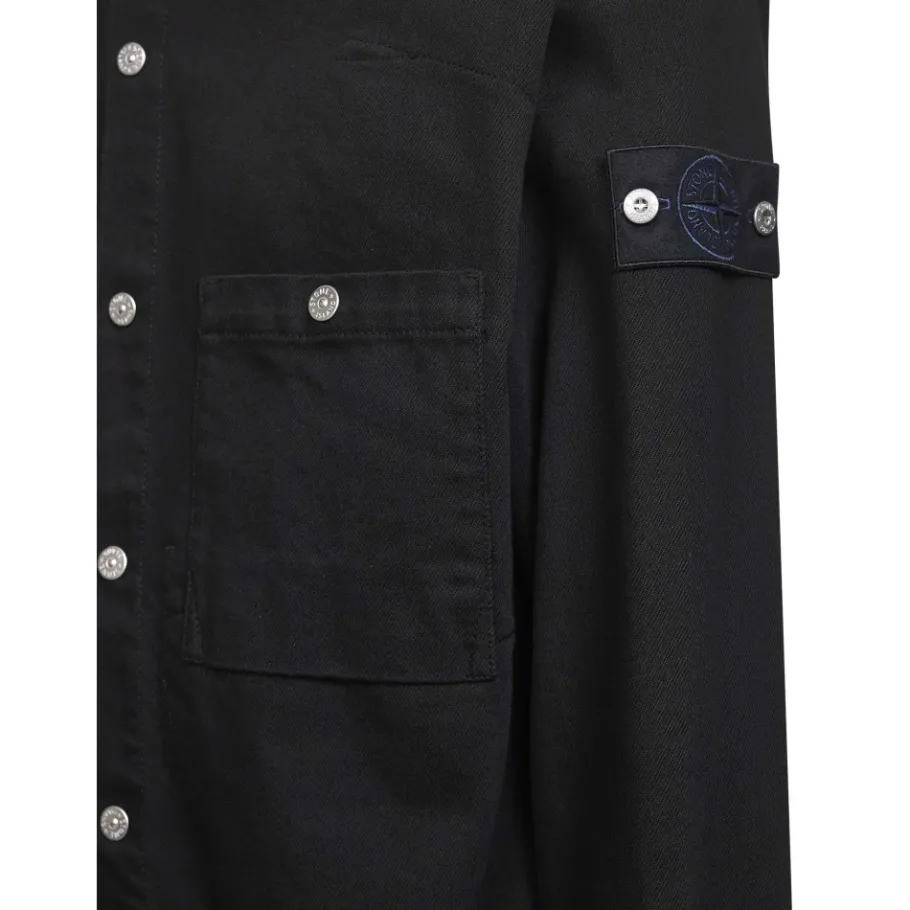 Stone Island e Casual Overhemd met Drukknoopsluiting-Heren Overhemden