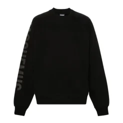 Jacquemus e Crew Neck Sweater Flocked Logo-Heren Truien & Vesten