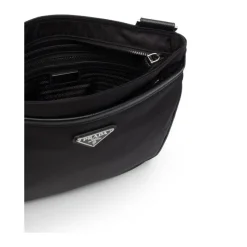 Prada e Emaille Driehoek Logo Schoudertas-Heren Tassen