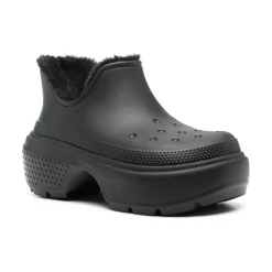 Crocs e enkellaarsjes met faux-fur voering-Heren Snowboots