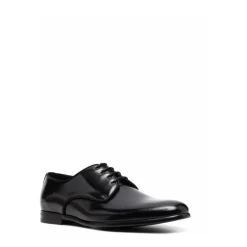 Dolce & Gabbana e Gepolijste Leren Derby Schoenen-Heren Instappers & Slip Ons|Nette Schoenen