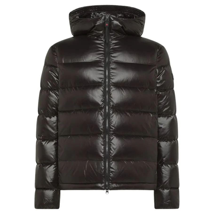 Peuterey e Gewatteerde Hoodiejas met Logo-Heren Jassen