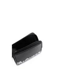 Alexander McQueen e Graffiti Logo Portemonnee Leer Italië-Heren Portefeuilles