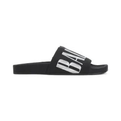 Balenciaga e Harige Katoenen Instap Sandalen-Heren Slippers