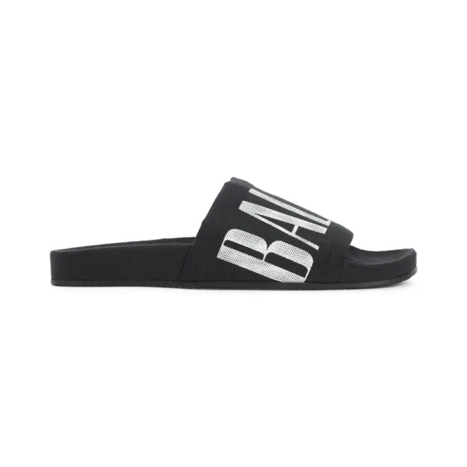 Balenciaga e Harige Katoenen Instap Sandalen-Heren Slippers