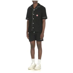 Casablanca e Katoenen Shirt met Monogram Patroon-Heren Overhemden