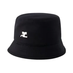Courrèges e Katoenen Signature Bucket Hat-Heren Hoeden
