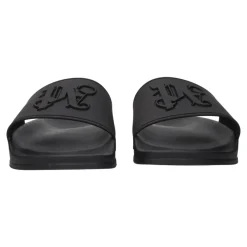 Palm Angels e Katoenen Slippers Sandalen met Logo-Heren Slippers