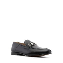 Ferragamo e Leren Almond Toe Loafers-Heren Instappers & Slip Ons