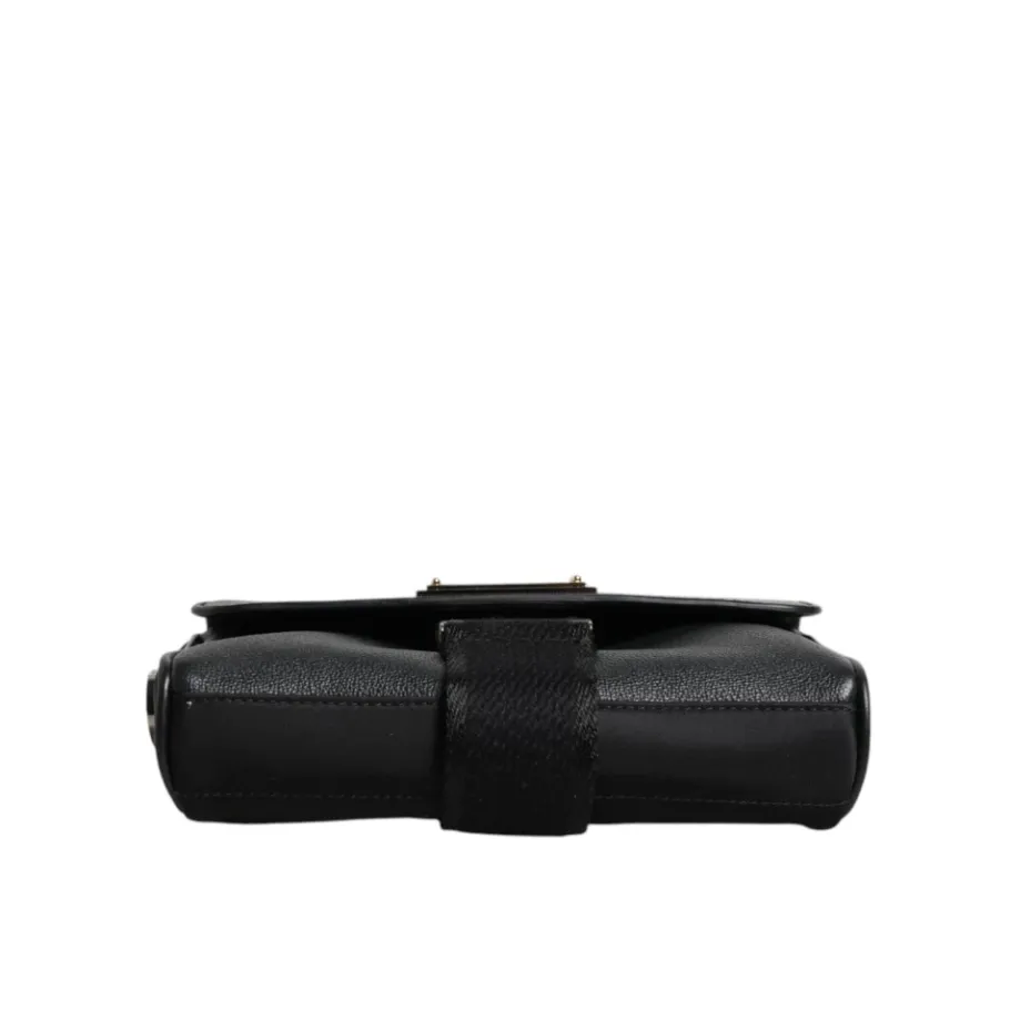 Dolce & Gabbana e leren crossbody tas met logoplaat-Heren Tassen