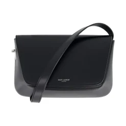 Saint Laurent e leren crossbodytas-Heren Tassen