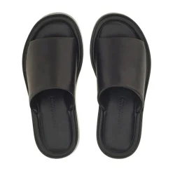 Ferragamo e Leren Crossover Sandalen-Heren Slippers