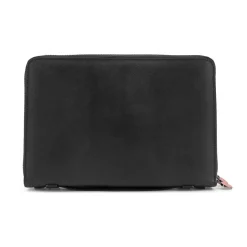 Kiton e leren dubbele ritssluiting portemonnee-Heren Portefeuilles