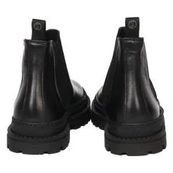 Giuliano Galiano e Leren Enkellaarzen Elastische Sluiting-Heren Laarzen