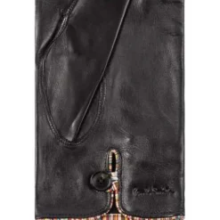 Paul Smith e leren handschoenen met Signature Stripe-Heren Handschoenen