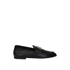 Dolce & Gabbana e leren instapper met voorlogo-Heren Instappers & Slip Ons