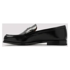 Prada e Leren Loafers-Heren Instappers & Slip Ons
