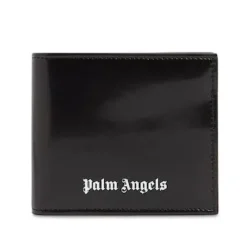 Palm Angels e Leren Logo Portemonnee-Heren Portefeuilles