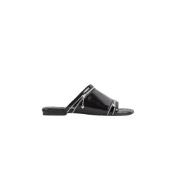 Burberry e Leren Peep Sandalen-Heren Slippers
