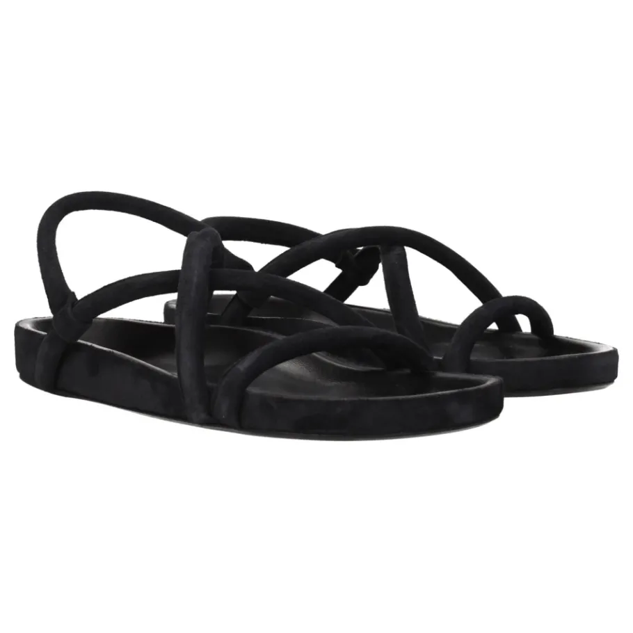 Isabel Marant e leren platte sandalen vintage stijl-Heren Sandalen
