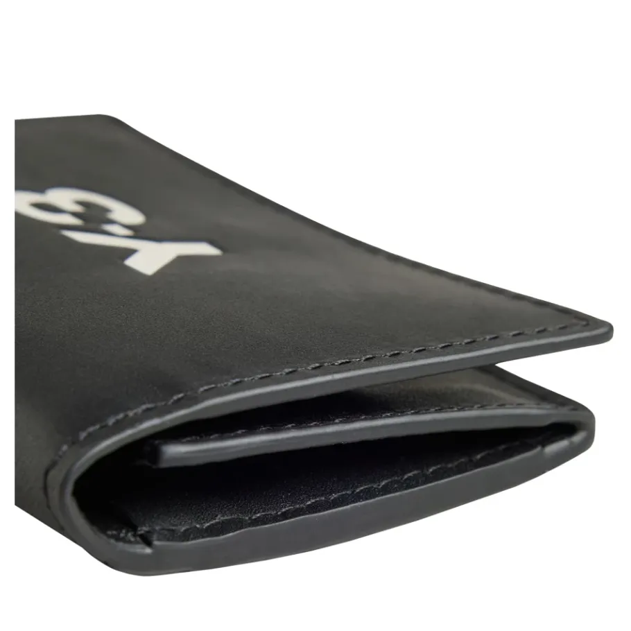 Y-3 e leren portemonnee met muntvak-Heren Portefeuilles