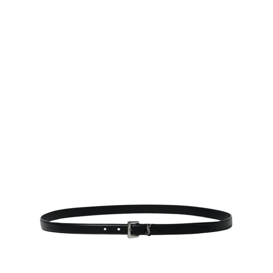 Saint Laurent e Leren Riem voor Mannen-Heren Riemen
