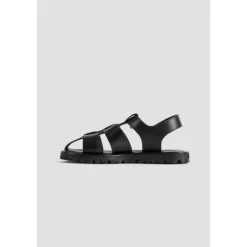 Studio Nicholson e leren sandalen met klittenbandsluiting-Heren Sandalen