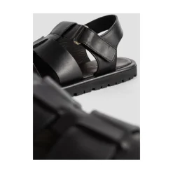 Studio Nicholson e leren sandalen met klittenbandsluiting-Heren Sandalen