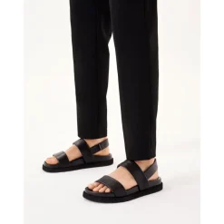 Kazar e Leren Sandalen met Elastische Band-Heren Sandalen