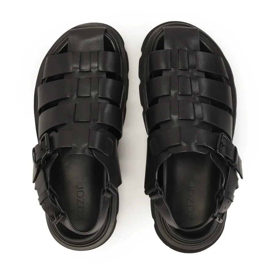 Kazar e leren sandalen met bedekte tenen-Heren Sandalen