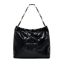 Anine Bing e leren schoudertas Kate-Heren Tassen