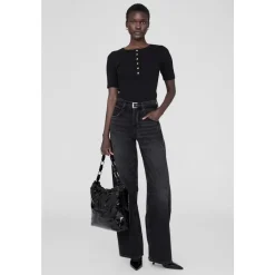 Anine Bing e leren schoudertas Kate-Heren Tassen