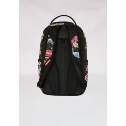 SPRAYGROUND Zwarte Lips Smack Down Rugzak-Heren Rugzakken|Tassen