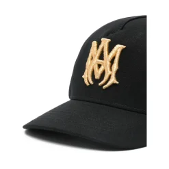 Amiri e Logo Borduurwerk Gebogen Klep Pet-Heren Petten