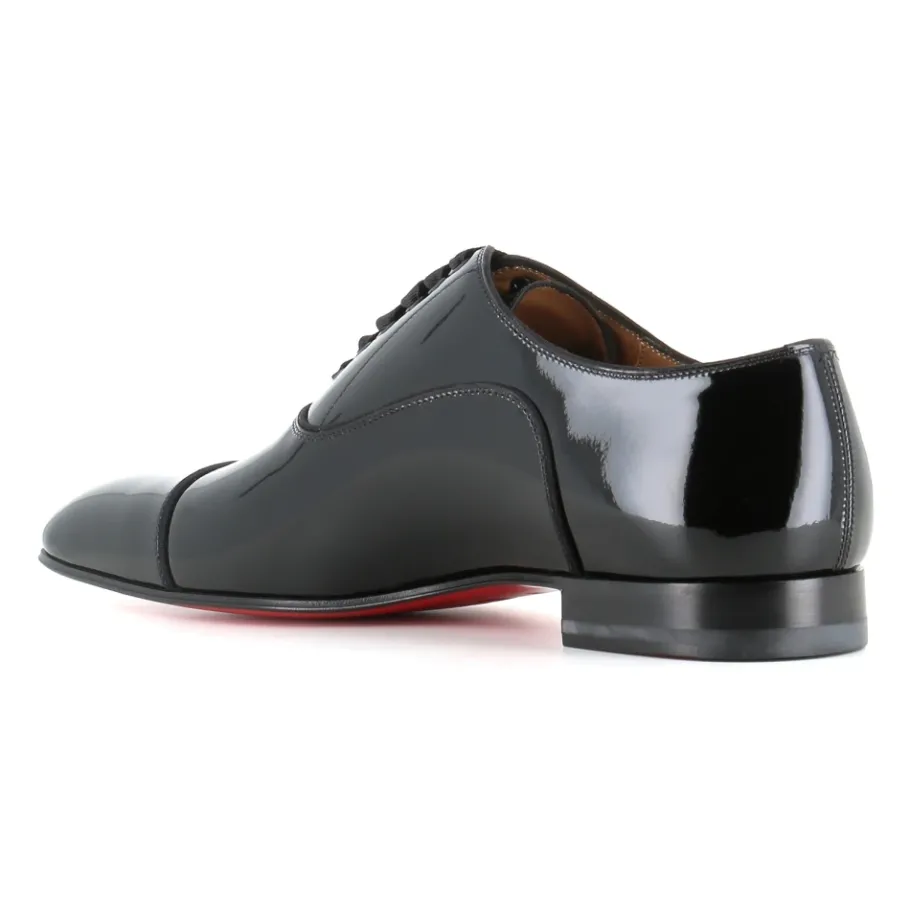 Christian Louboutin e Patentleren Platte Schoenen-Heren Instappers & Slip Ons|Nette Schoenen