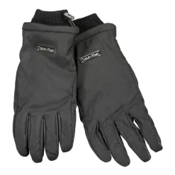 Calvin Klein e polyester handschoenen met metalen gesp en logo-Heren Handschoenen