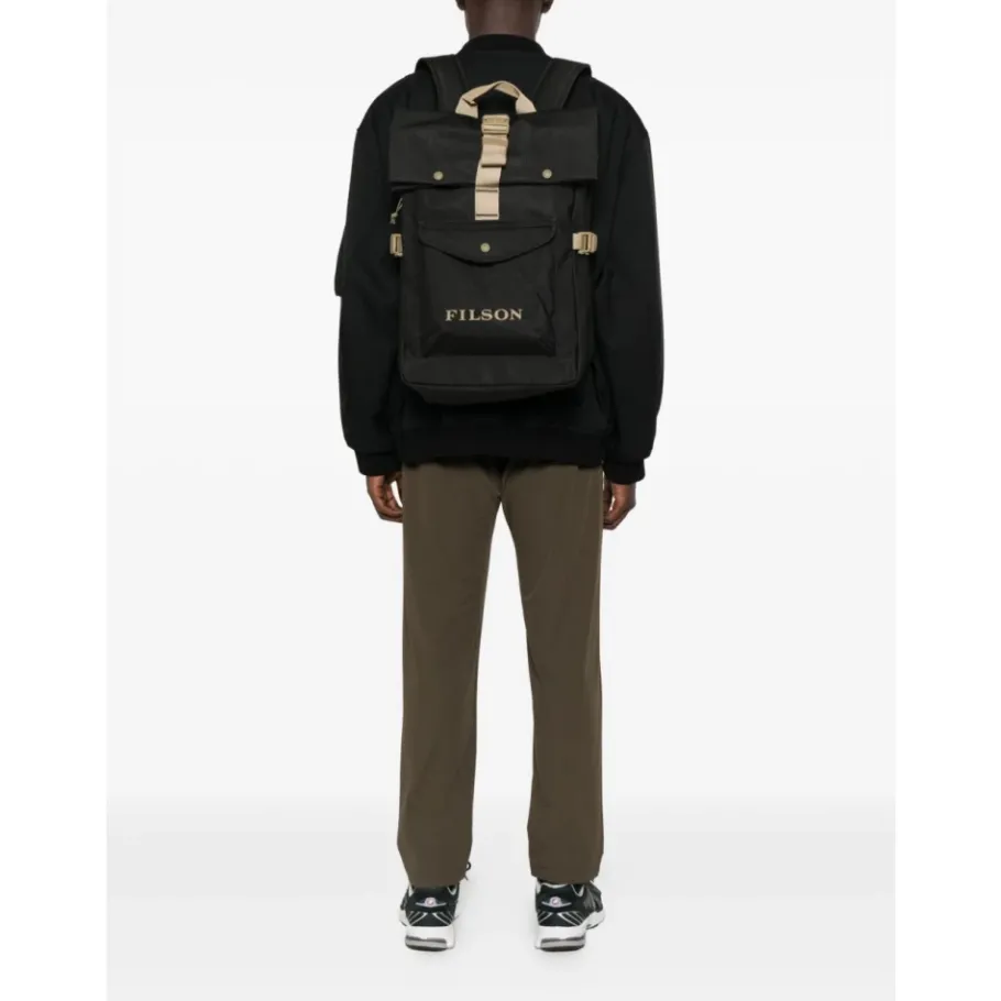 Filson e Roll-Top Rugzak met Voorvak-Heren Rugzakken