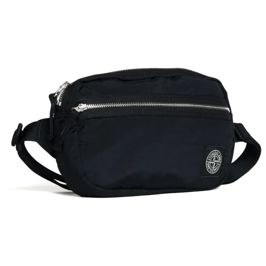 Stone Island e Schoudertas met Logopatch-Heren Tassen