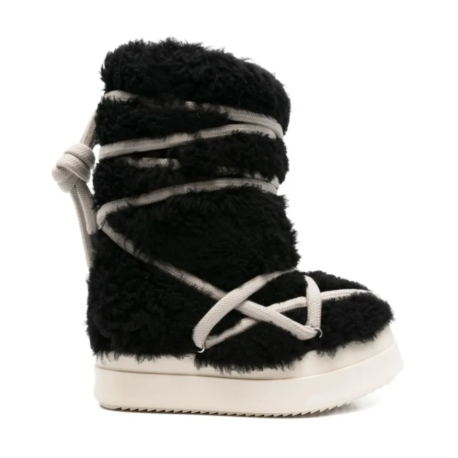 Rick Owens e Shearling Veterschoenen-Heren Snowboots