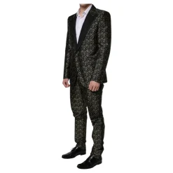 Dolce & Gabbana e Sterren Jacquard Slim Fit Pak-Heren Kostuums