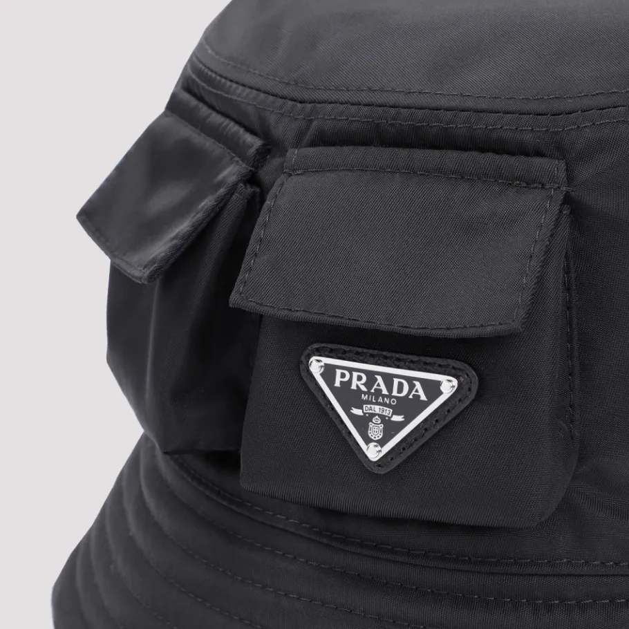 Prada e Stijlvolle Hoed met Uniek Ontwerp-Heren Hoeden