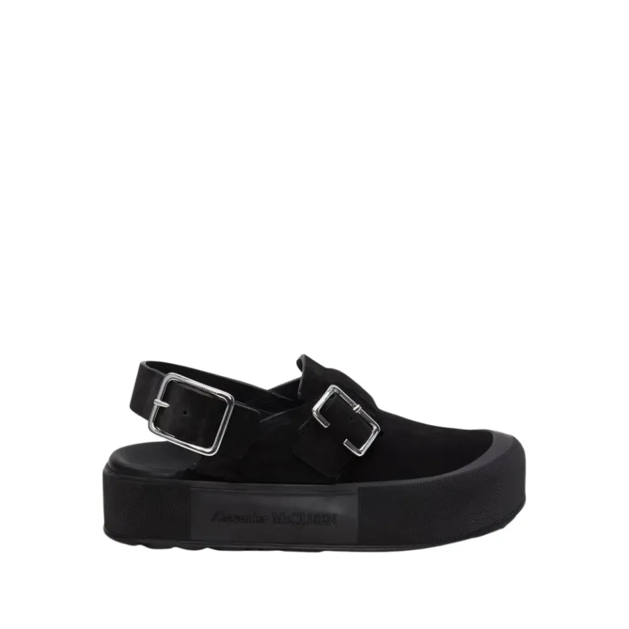 Alexander McQueen e Suède Mount Slick Sandalen-Heren Sandalen