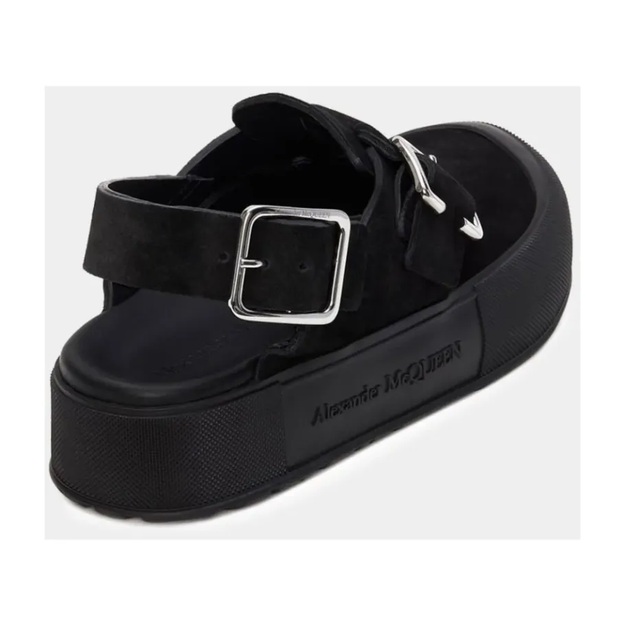 Alexander McQueen e Suède Mount Slick Sandalen-Heren Sandalen