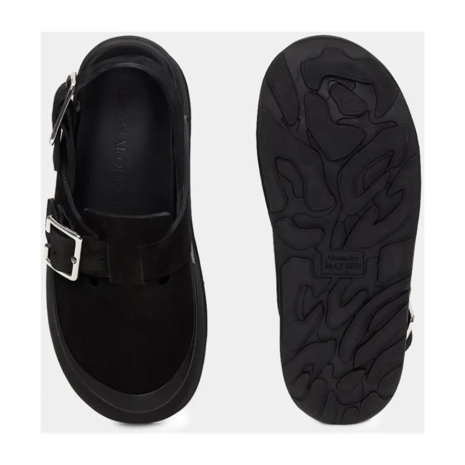 Alexander McQueen e Suède Mount Slick Sandalen-Heren Sandalen