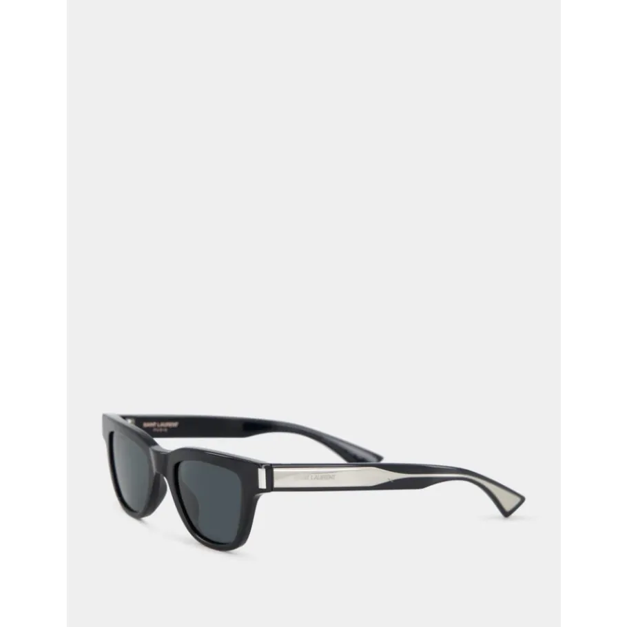 Saint Laurent e Wellington Zonnebril met Kristal Details-Heren Zonnebrillen