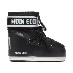 Moon Boot /Wit Gewatteerde Veterschoenen-Heren Snowboots