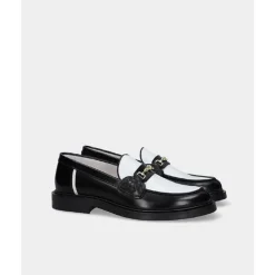 Filling Pieces -witte loafers met metalen details-Heren Instappers & Slip Ons